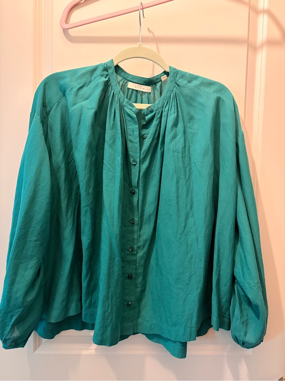 Doen “The Jane” Blouse Green